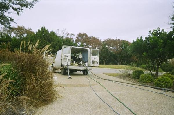 long distance to the carpet cleaning, no problem