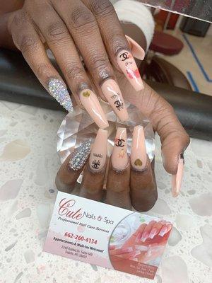 Cute nail spa  2240 Rabbit dr suite 500 Tupelo , Ms 38801