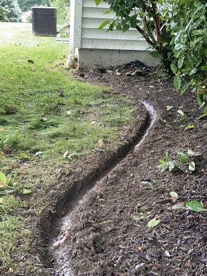 Edging mulch beds