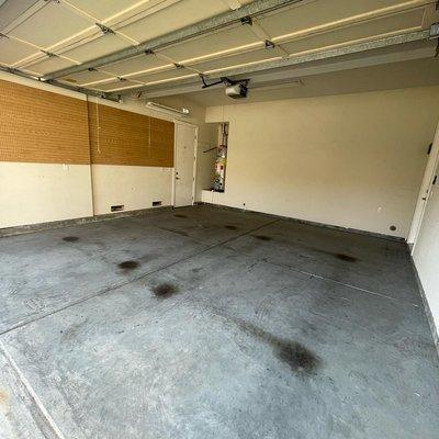 Garage preparation for epoxy