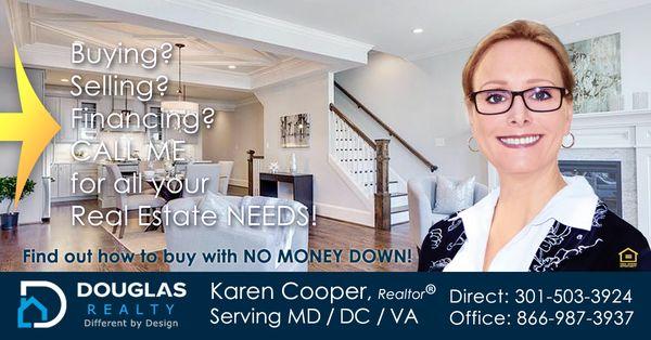 Call me for a FREE needs analysis! I'll be happy to guide you through the process of buying or selling a home.