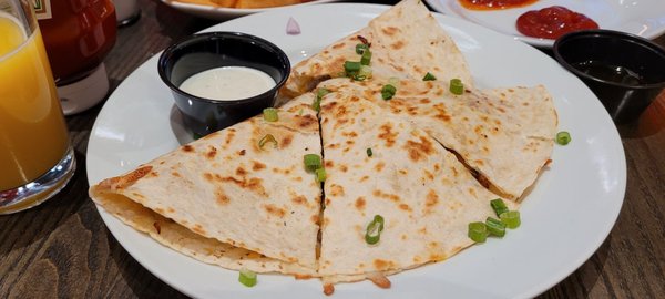 Bacon Ranch Quesadilla