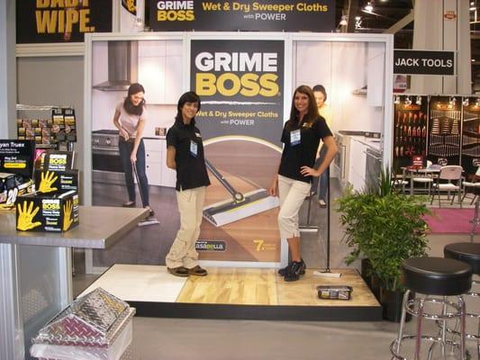 Las Vegas brand ambassadors from Glam Model Management at the National Hardware Show