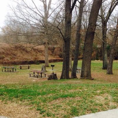 Picnic tables