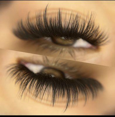 Wispy lashes