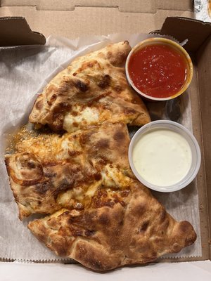 True Blue Buffalo Calzone