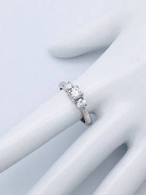 14k WHITE GOLD 0.75CT DIAMOND BAND