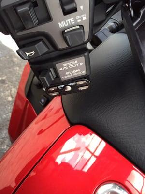 Integrated radar in goldwing.