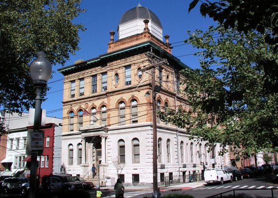 The Hoboken Public Library, at 500 Park Avenue, Hoboken J 07030