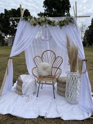 Whimsical tent!