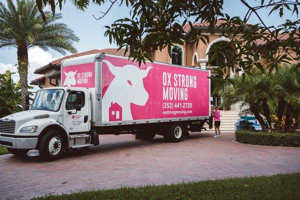 When looking for a moving company in Gainesville remember; don't hire a stranger, hire OX STRONG MOVING.