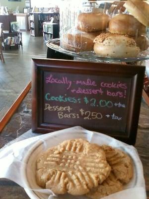 These peanut butter cookies are gluten-free!