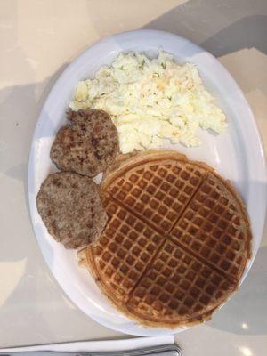 California Love (with egg whites and waffle)