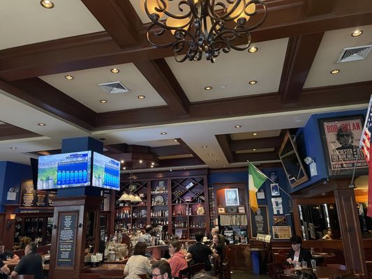 Inside looking at bar area