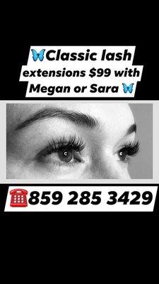 Eyelash extensions!