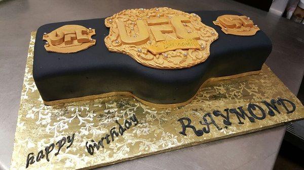 Replica of the UFC belt #L3Pcake