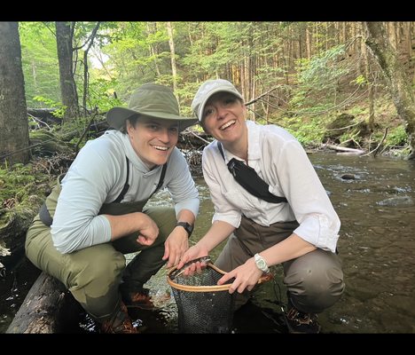 Awesome Clients enjoying Wild Fish in Wild Places