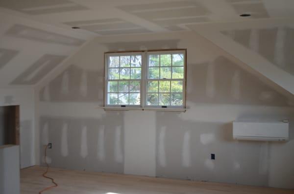 Drywall in a residential home