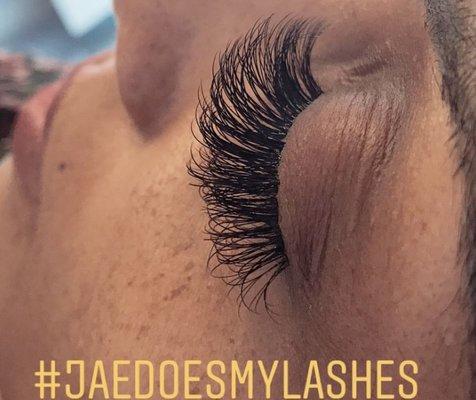 Volume eyelash extensions