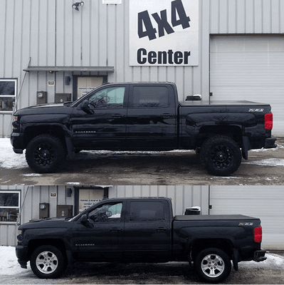 Chevrolet Silverado lifted with 33" tires and 3" lift