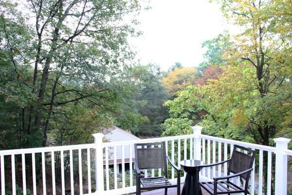 100 Spoonhill in Marlboro, Ma  Incredible view and privacy! Three bedroom cape with two baths.