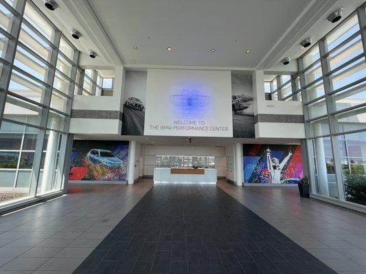 Entrance/Lobby to the BMW Performance Center