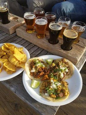 Tacos and beer!