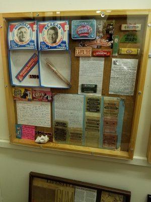 This case displays gum dating back to 1915.