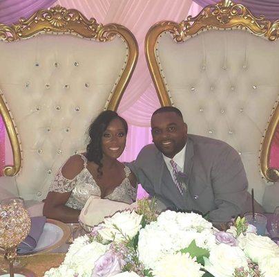 Mr and Mrs. Jason Hampton 
Wedding coordinated by Madison Elyse Events