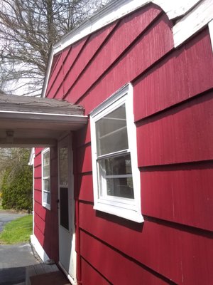 Painting & changing rotten wood