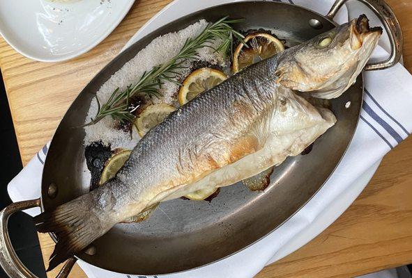 Salt Encrusted Branzino