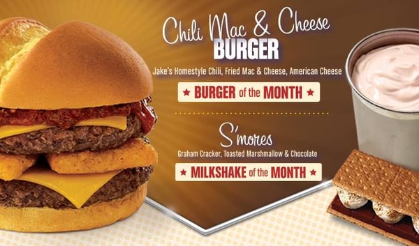 September Burger & Shake of the month!