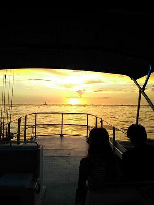 Sunset from Anna Maria Island Boat Tour