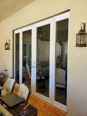 Impact sliding doors