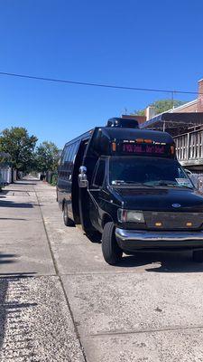 Our luxury Black color party bus