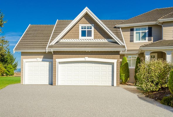 attempting to install the garage door by themselves, and they find that its too much to hold it on the right place against th...