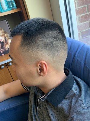 Husbands haircut