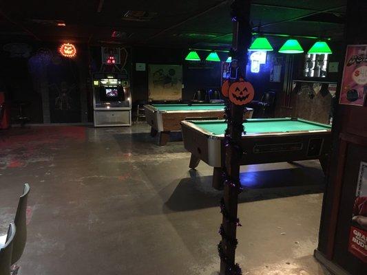 They have 2 pool tables