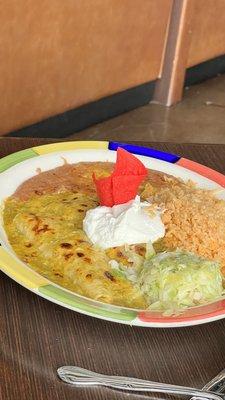 Enchiladas Verdes