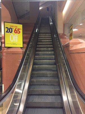 The escalator to emptiness