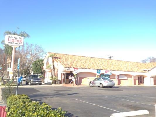 Shot from south corner of parking lot, Studebaker off my left elbow.