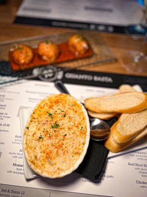 Pork belly crab dip