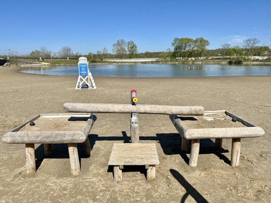 Sand and water table