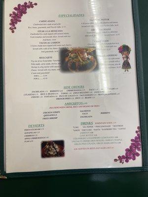 Menu #5