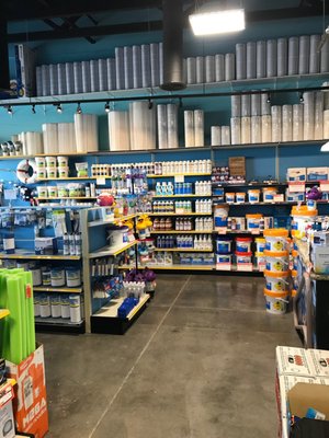 Large Selection of Filters and Supplies.