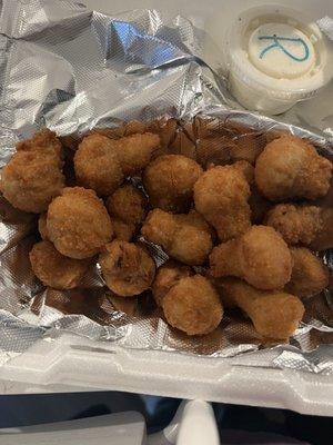 Fried mushrooms