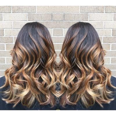 Balayage Ombre; done in sessions to maintain your hairs integrity