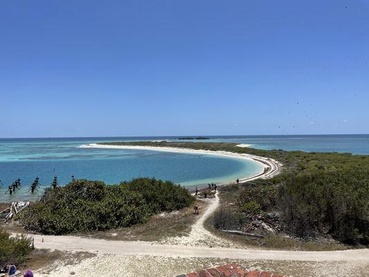 Atop Fort Jefferson