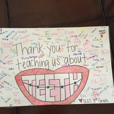 Mullen Orthodontics visits dozens of schools to talk about  oral health