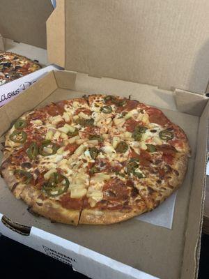 3 topping pizza